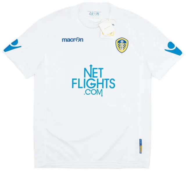 Macron 2010-11 Leeds United Home Shirt (S)