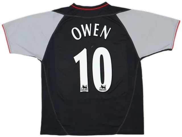 Reebok 2002-04 Liverpool Away Shirt Owen #10 - 6/10 - (L)