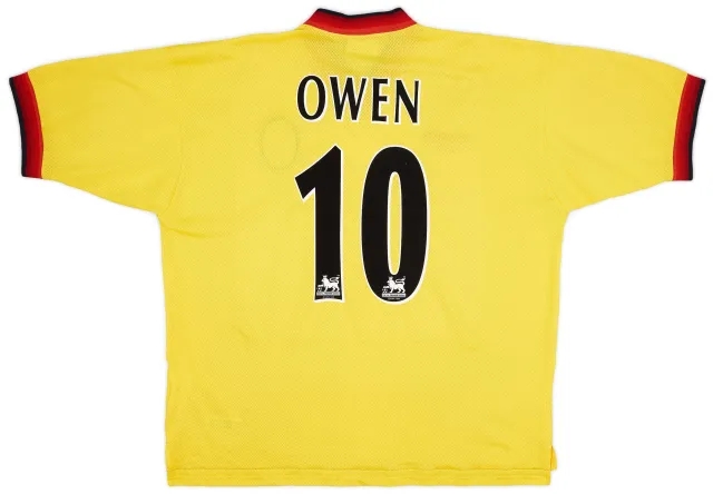 Reebok 1997-99 Liverpool Away Shirt Owen #10 - 8/10 - (XL)