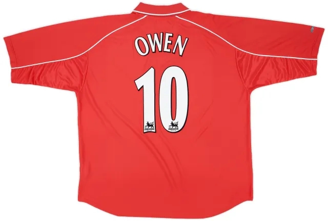 Reebok 2000-02 Liverpool Home Shirt Owen #10 - 8/10 - (XXL)