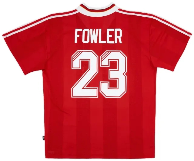 adidas 1995-96 Liverpool Home Shirt Fowler #23 - 6/10 - (XXL)