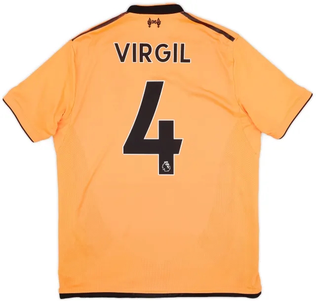 NewBalance 2017-18 Liverpool 125 Years Third Shirt Virgil #4 - 5/10 - (M)