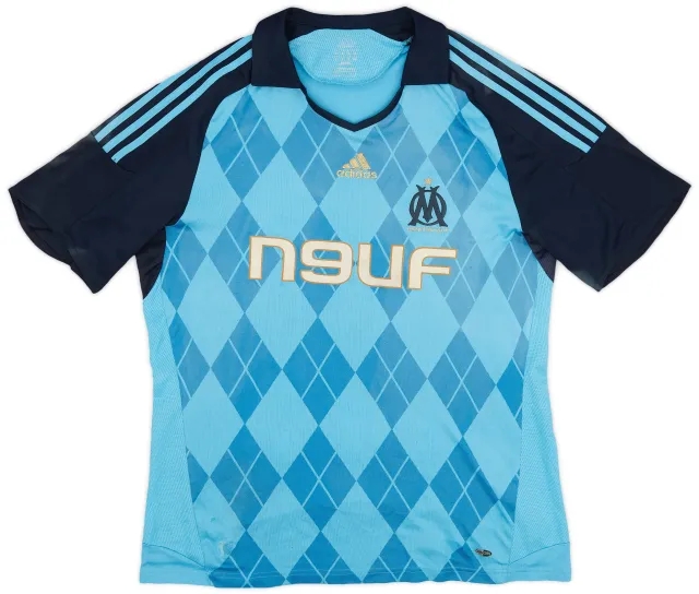 adidas 2008-09 Olympique Marseille Away Shirt - 4/10 - (XL)