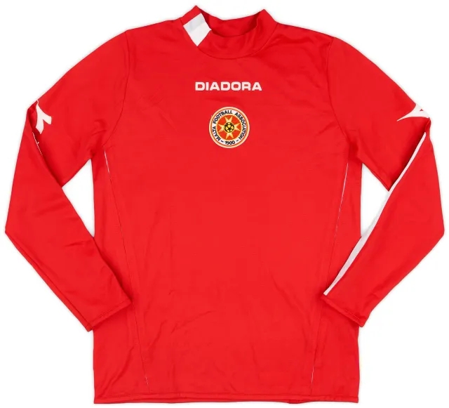 Diadora 2006-08 Malta Home L/S Shirt - 8/10 - (M)