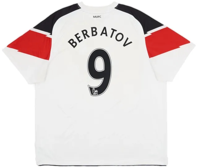 Nike 2010-12 Manchester United Away Shirt Berbatov #9 - 5/10 - (XXL)
