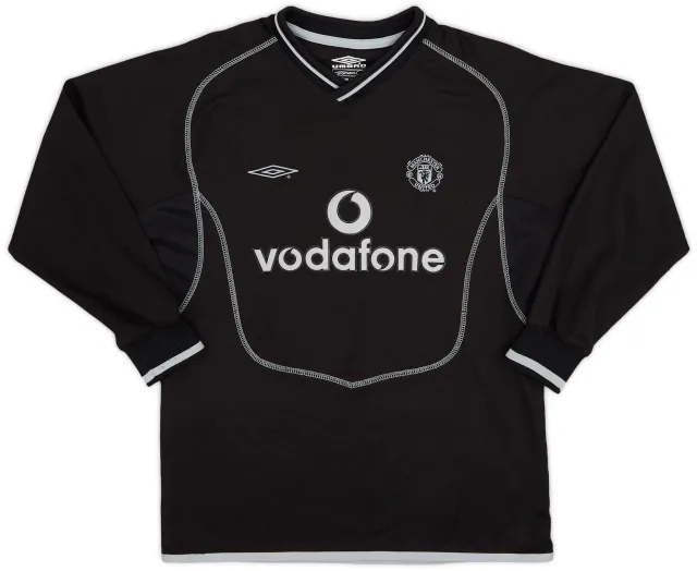 Umbro 2000-02 Manchester United GK Shirt - 8/10 - (L.Boys)