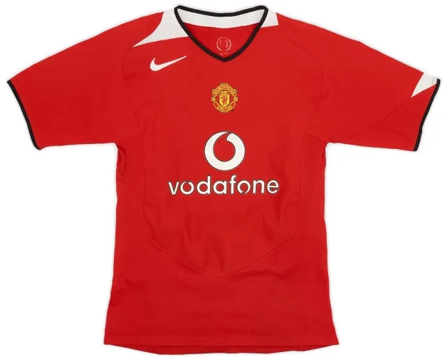 Nike 2004-06 Manchester United Home Shirt - 6/10 - (L.Boys)