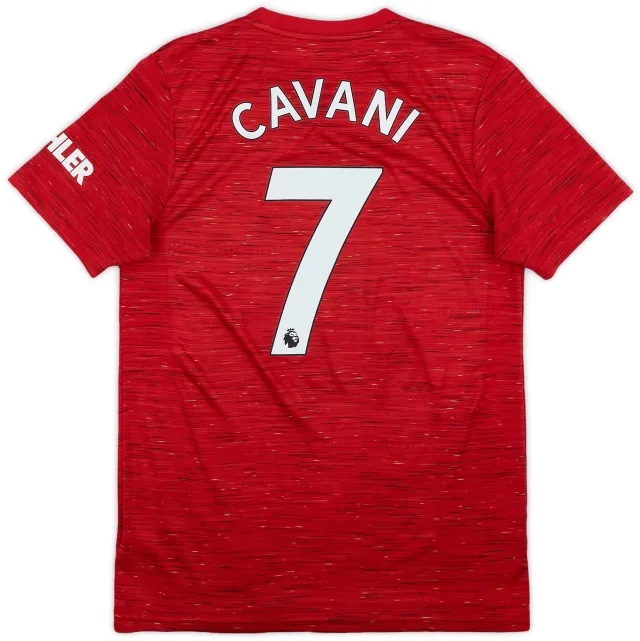adidas 2020-21 Manchester United Home Shirt Cavani #7 - 9/10 - (M)