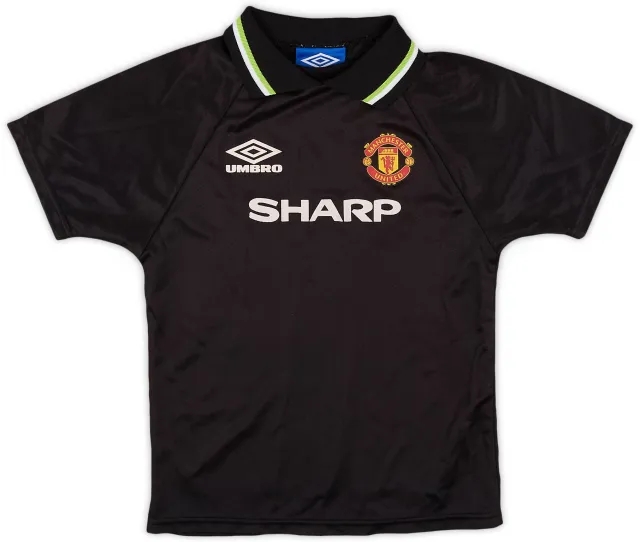 Umbro 1998-99 Manchester United Third Shirt - 10/10 - (S.Boys)