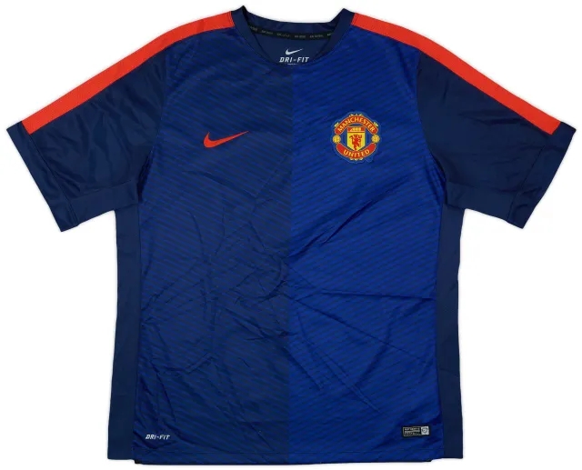 2014-15 Manchester United Nike Training Shirt - 8/10 - (XL)