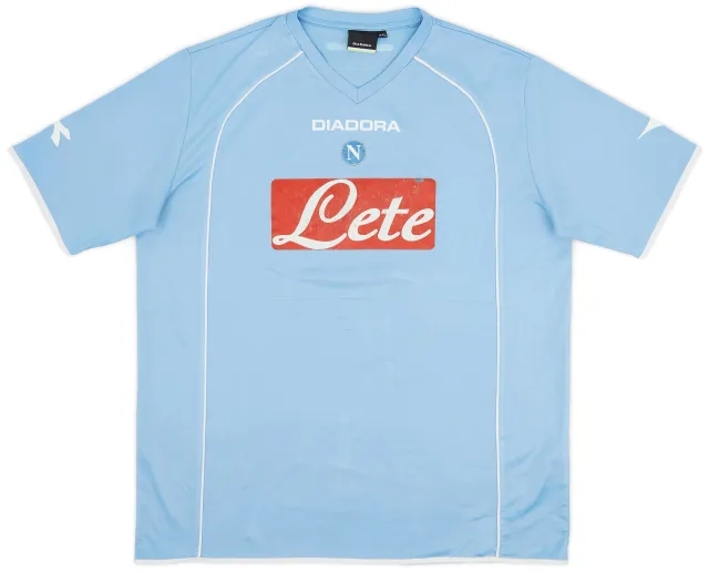 Diadora 2006-07 Napoli Home Shirt - 5/10 - (XXL)