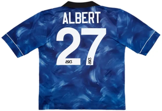 Asics 1993-95 Newcastle Away Shirt Albert #27 - 7/10 - (L)