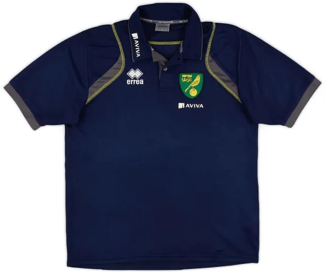 2011-12 Norwich Errea Polo Shirt - 7/10 - (L)