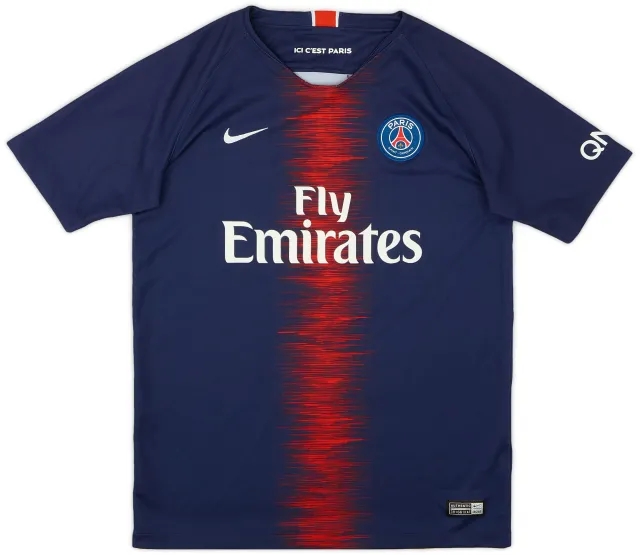 Nike 2018-19 Paris Saint-Germain Home Shirt - 9/10 - (XL.Boys)