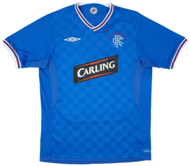 Umbro 2009-10 Rangers Home Shirt - 5/10 - (M)