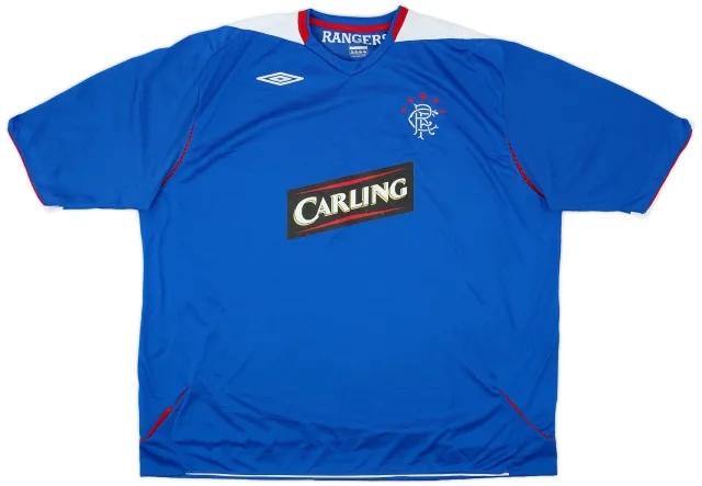 Umbro 2006-07 Rangers Home Shirt - 9/10 - (4XL)