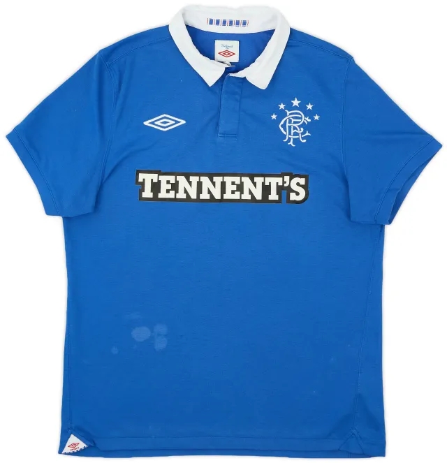 Umbro 2010-11 Rangers Home Shirt - 5/10 - (S)
