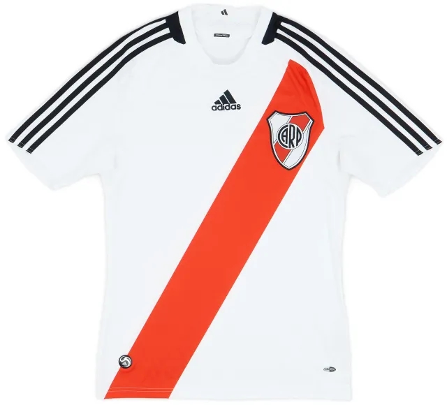 adidas River Plate Mens SS Home Shirt 2008/10