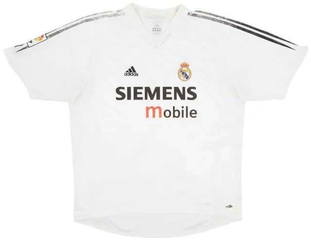 adidas 2004-05 Real Madrid Home Shirt - 5/10 - (XL)