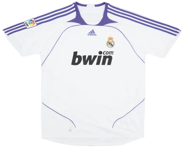 adidas 2007-08 Real Madrid Home Shirt - 6/10 - (XXL)