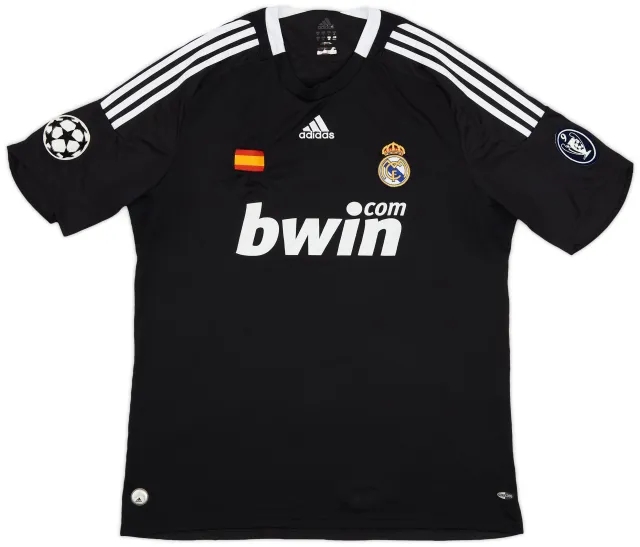 adidas 2008-09 Real Madrid CL Third Shirt - 8/10 - (XL)