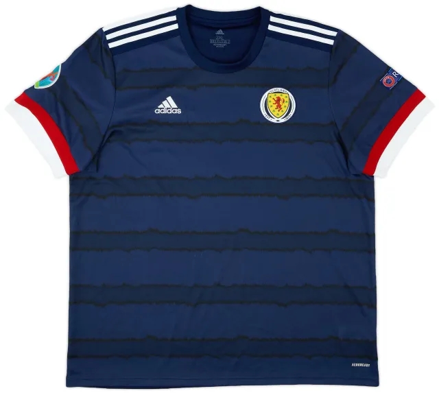 adidas 2020-22 Scotland Home Shirt - 8/10 - (XXL)