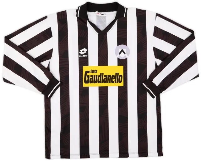 Lotto 1992-93 Udinese Home L/S Shirt - 8/10 - (XL)