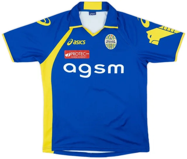Asics 2011-12 Hellas Verona Home Shirt - 8/10 - (M)