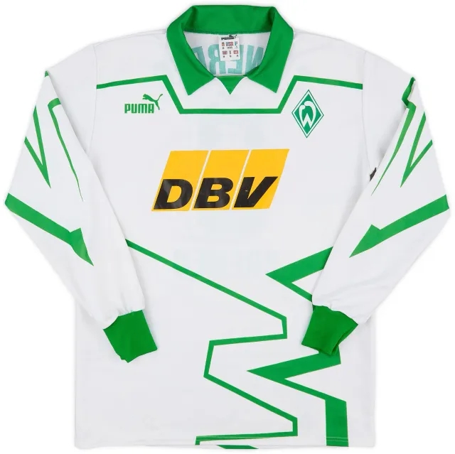 Puma 1993-94 Werder Bremen Match Issue Home Shirt #9
