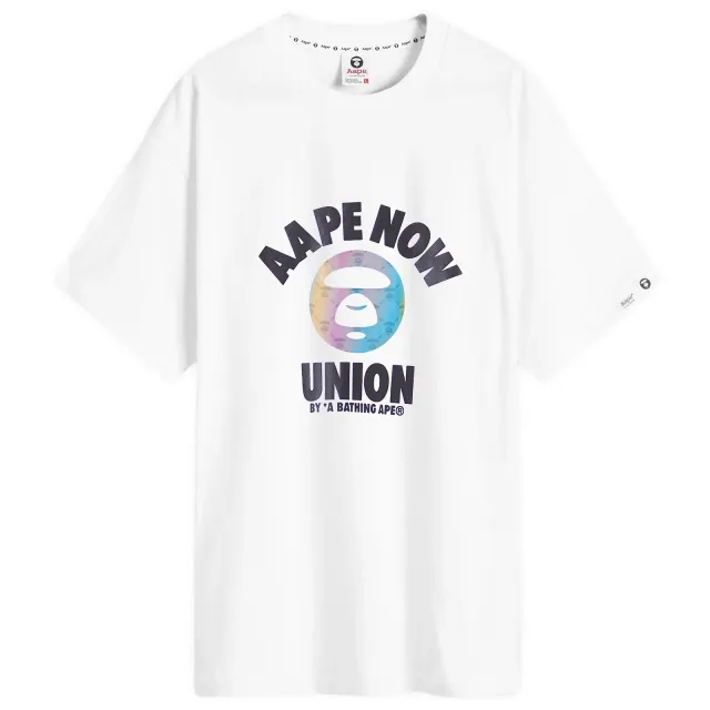 AAPE By A Bathing Ape Now T-Shirt, White