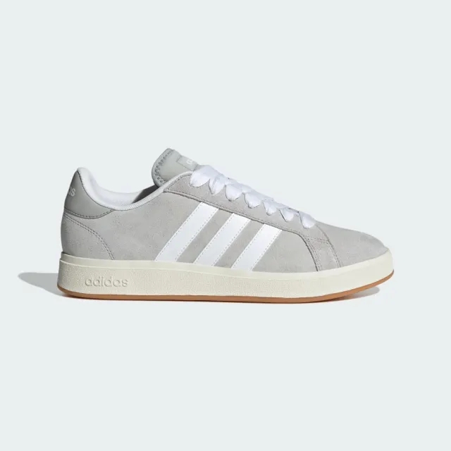 adidas grand court base 00s trainers in light grey
