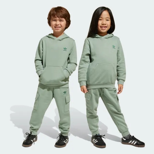 adidas 1/2 Zip Hoodie Cargo Set Kids