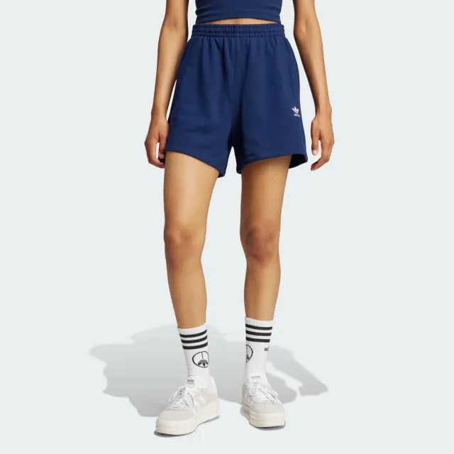 Adidas Originals Essentials French Terry Shorts In Blue