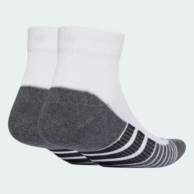 Adidas Performance Performance Climacool Cushioned Quarter Socks 3-Pack In White / Black