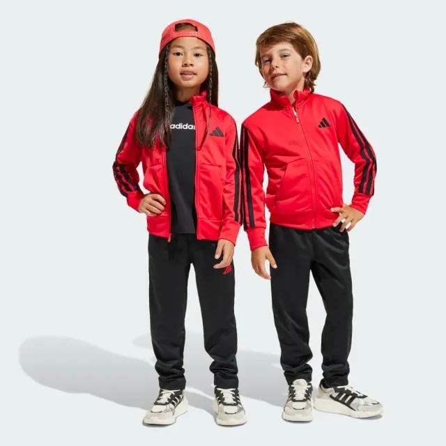 Manchester United x adidas Little Kids Essentials 3-Stripes CLIMACOOL Tracksuit Red/Black