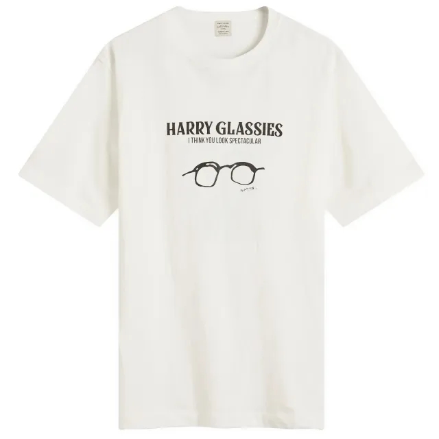 Ordinary Fits Men's Harry Printed T-Shirt Off-White