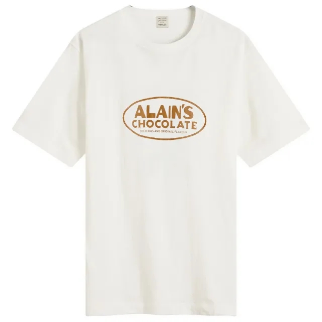 Ordinary Fits Men's Alain Printed T-Shirt Off-White