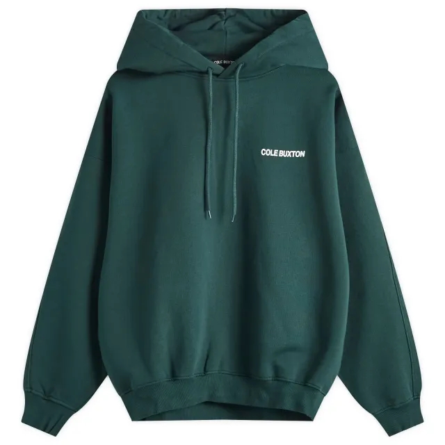 Cole Buxton Men's Sportswear Hoodie Forest Green