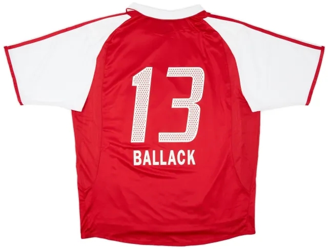 adidas 2003-04 Bayern Munich Player Issue Home Shirt Ballack #13 - 8/10 - (XL)