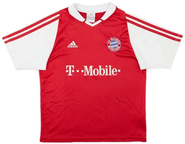 adidas 2003-04 Bayern Munich Home Shirt - 6/10 - (M.Boys)