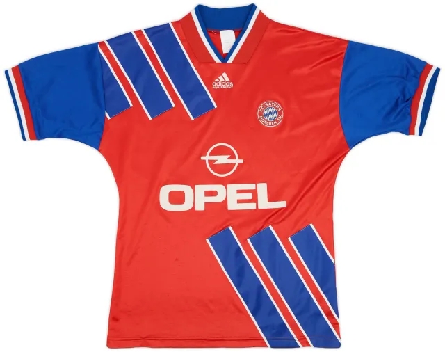 adidas 1993-95 Bayern Munich Home Shirt - 6/10 - (M)