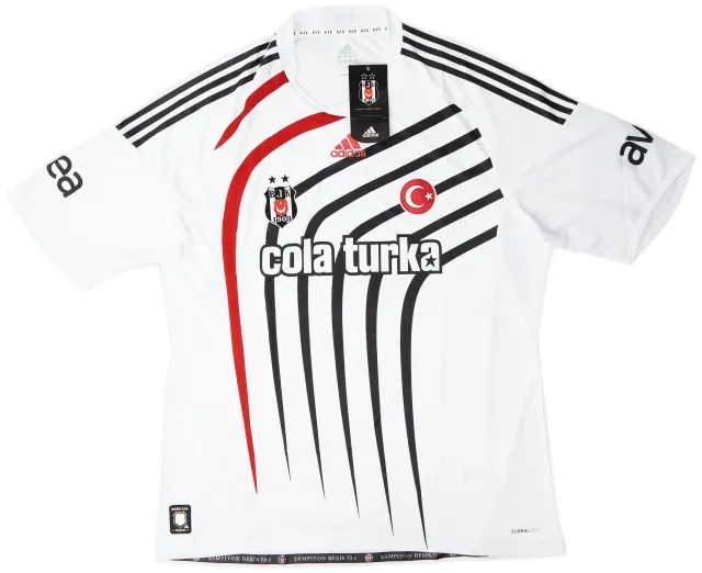 adidas 2009-10 Besiktas Home Shirt (XXL)