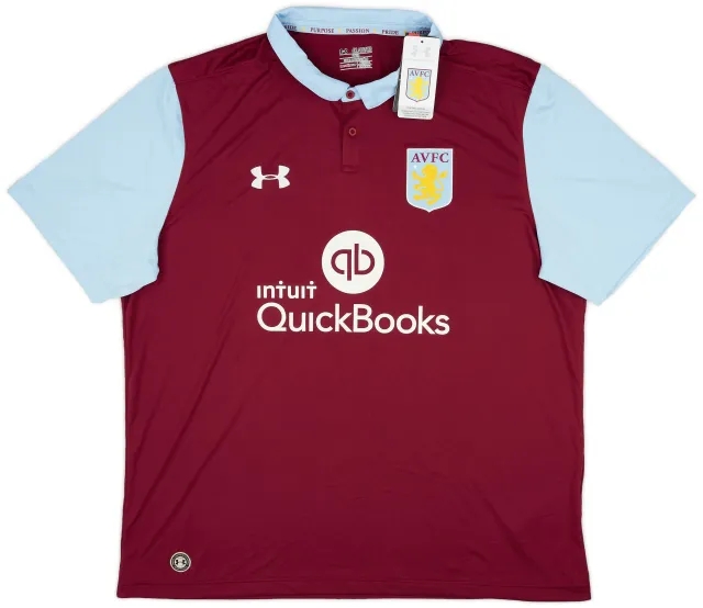 Under Armour 2016-17 Aston Villa Home Shirt (4XL)