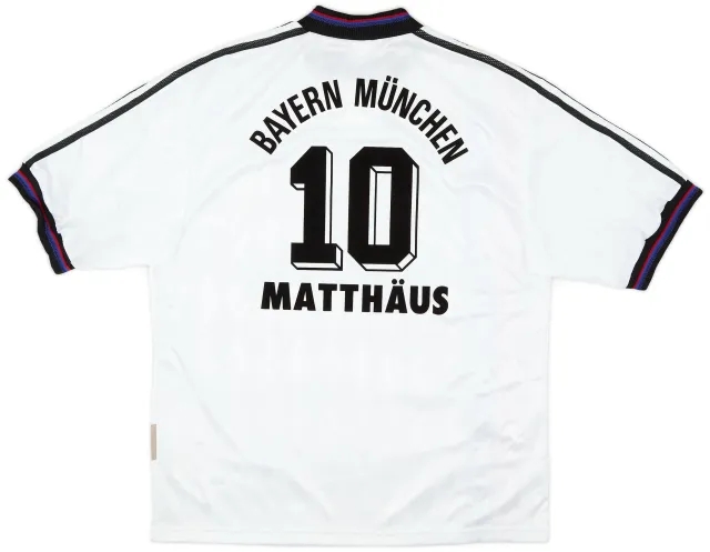 adidas 1996-98 Bayern Munich Away Shirt Matthaus #10 (L)