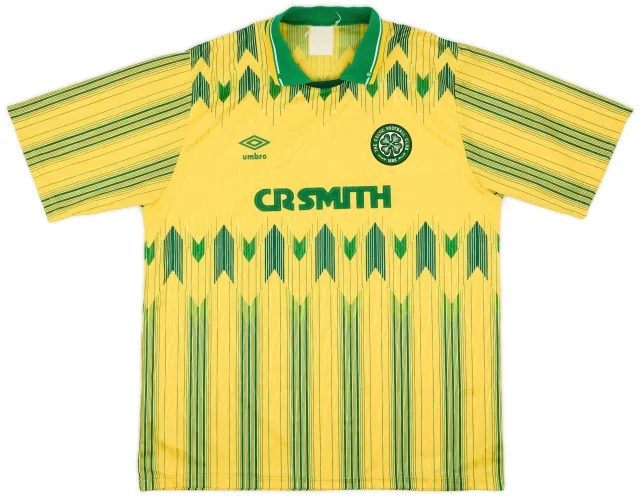 Umbro 1989-91 Celtic Away Shirt - 8/10 - (L)