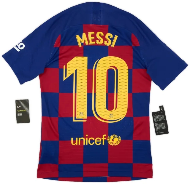 Nike 2019-20 Barcelona Authentic Home Shirt Messi #10 (S)