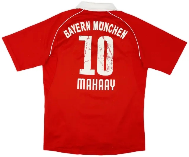 adidas 2005-06 Bayern Munich Home Shirt Makaay #10 - 4/10 - (S)