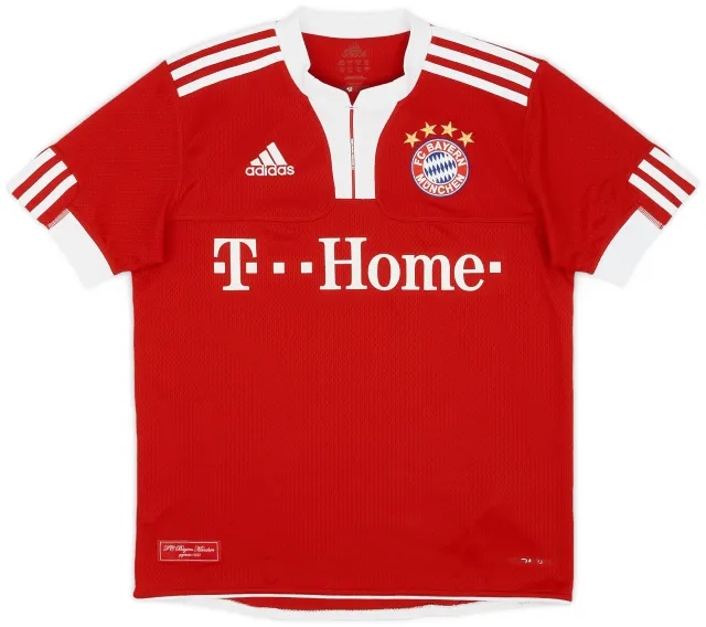 adidas 2009-10 Bayern Munich Home Shirt - 8/10 - (XL.Boys)
