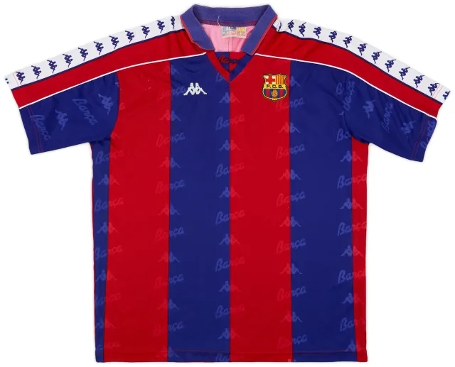 Kappa 1992-95 Barcelona Home Shirt - 9/10 - (XL)