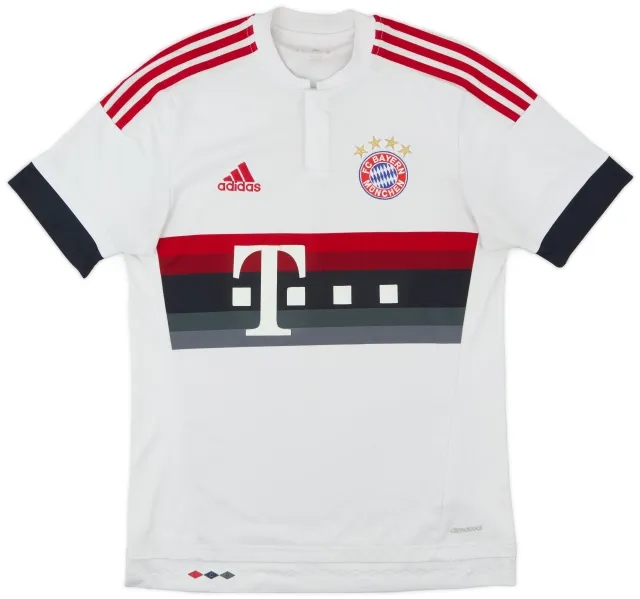 adidas 2015-16 Bayern Munich Away Shirt - 4/10 - (S)